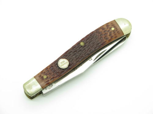 Vintage Remington R10 Guide Bullet USA Jigged Trapper Folding Pocket Knife