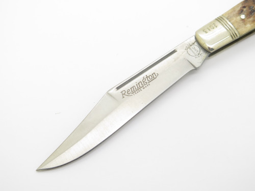 1992 Remington R1253 Guide Silver Bullet USA Bone Trapper Folding Pocket Knife