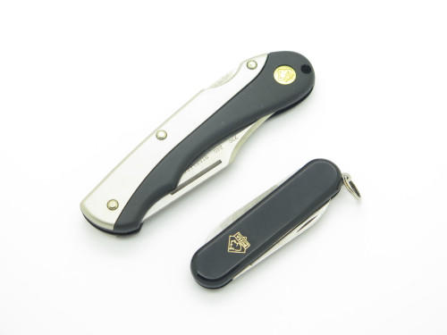 Vintage Puma 230 240 Hobbytec Solingen Germany Set of 2 Folding Pocket Knives