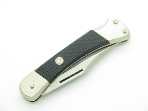 Vintage 1989 Puma 230260 Lieutenant Germany Black Folding Lockback Pocket Knife