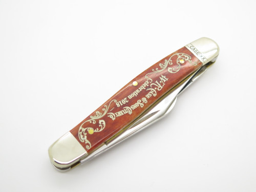 2018 Celebration Case XX 6347 Stockman Bone Handle Folding Pocket Knife