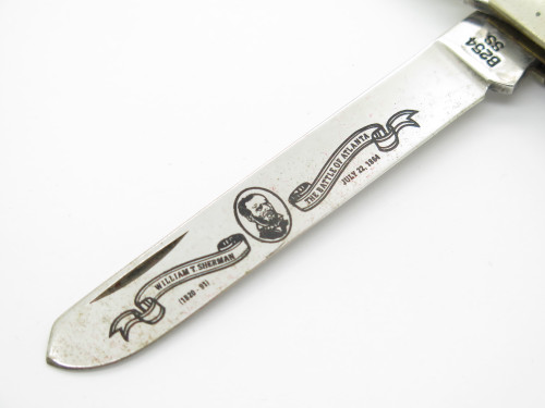 Vtg '94 Case XX 6254 Atlanta Battle Civil War Commemorative Folding Pocket Knife