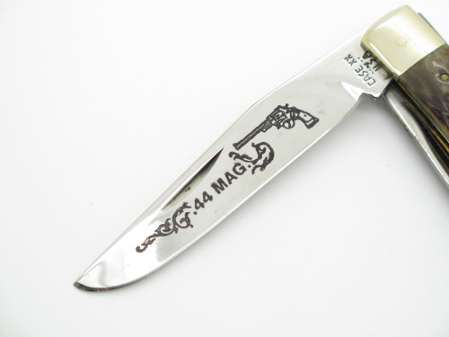 Vtg 1984 Case XX 6254 Trapper 44 Mag Pistol Commemorative Folding Pocket Knife