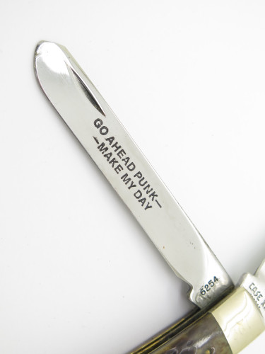 Vtg 1984 Case XX 6254 Trapper 44 Mag Pistol Commemorative Folding Pocket Knife