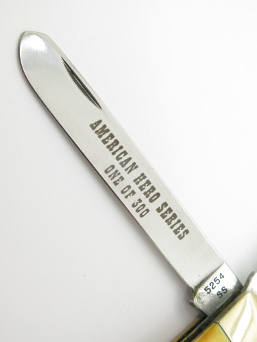 Vtg 1985 Case XX 5254 Trapper Abraham Lincoln Commemorative Folding Pocket Knife