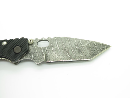 Customized Buck 889 Strider Ladder Damascus Tanto Folding Pocket Knife