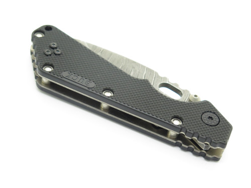 Customized Buck 889 Strider Ladder Damascus Tanto Folding Pocket Knife