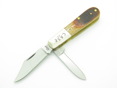 2019 Case XX 62009 1/2 CV Barlow Sawcut Bone Handle Folding Pocket Knife