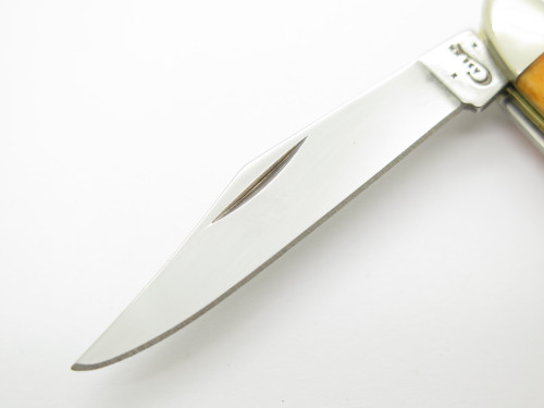 2018 Case XX 6220 Orange Smooth Bone Handle Folding Pocket Jack Knife