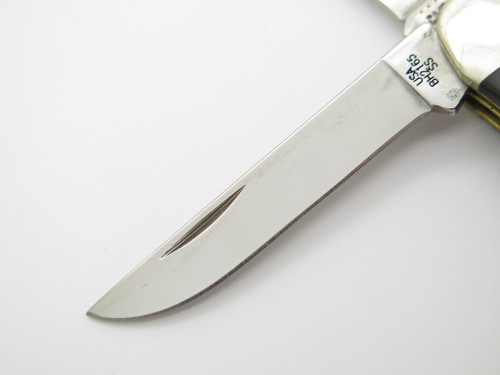 2020 Case XX 2165 Buffalo Horn Handle Small Folding Hunter Pocket Knife