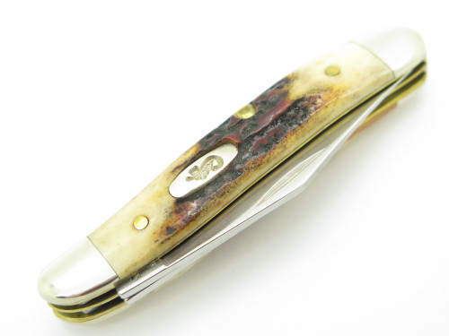 2018 Case XX 5220 Peanut Red Stag Handle Folding Pocket Jack Knife