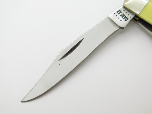 2022 Case XX 3344 CV Stockman Yellow Handle Folding Pocket Knife
