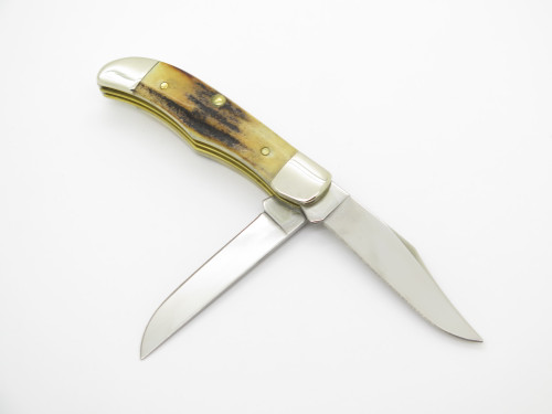 2020 Case XX 52165 Stag Handle Tiny Folding Hunter Small Pocket Knife