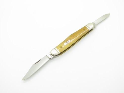 2019 Case XX 6208 Half Whittler Smooth Bone Handle Folding Pocket Knife