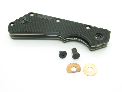 Black Taccom Handle Part for Buck 889 SBMF Strider Folding Pocket Knife (Blem)