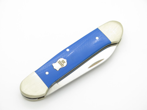 2020 Case XX 102131 Canoe Blue G10 Handle Folding Pocket Knife