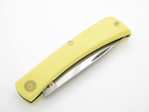 2016 Case XX 3137 CV Sod Buster Yellow Handle Folding Pocket Knife