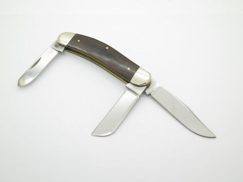 2022 Case XX 10339 Tony Bose Sowbelly Stockman Micarta Folding Pocket Knife