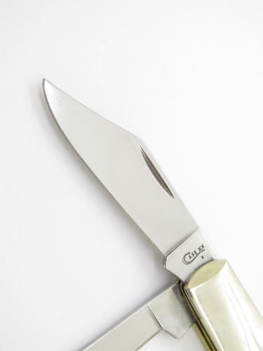 2019 Case XX 6.52009 1/2 USA Barlow Bone Stag Handle Folding Pocket Knife