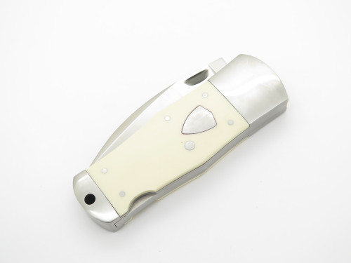 AG Russell Sunfish White 4" Handle Folding Lockback Pocket Knife