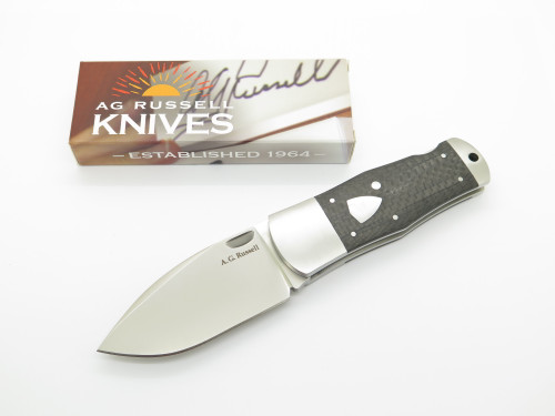 AG Russell Sunfish Carbon Fiber 4" Handle Folding Lockback Pocket Knife