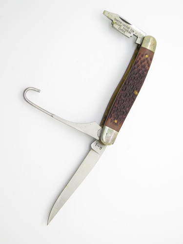 Vintage Remington UMC R1 USA Upland Bird Delrin Handle Folding Pocket Knife