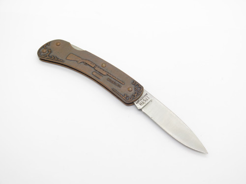 Vintage Remington UMC 175th Anniversary Bronze-tone Handle Folding Pocket Knife