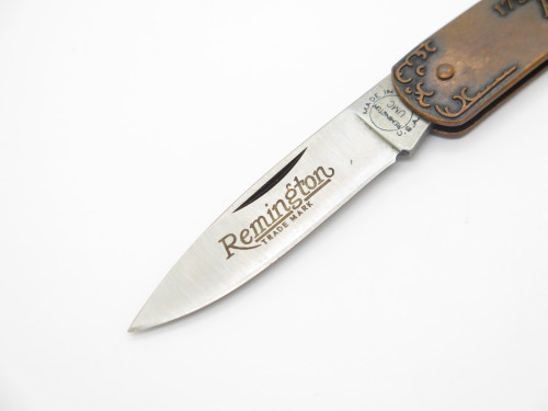 Vintage Remington UMC 175th Anniversary Bronze-tone Handle Folding Pocket Knife