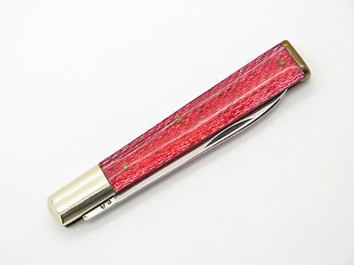 Vtg Parker Cut Co Red Glitter Doctor Physician Folding Pocket Knife Seki Japan