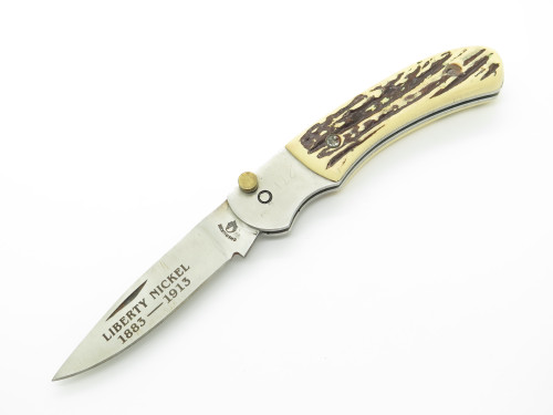 Vintage Cherokee Solingen Steel Folding Pocket Knife & 1911 Liberty Nickel Coin