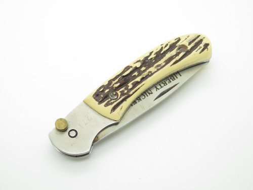 Vintage Cherokee Solingen Steel Folding Pocket Knife & 1911 Liberty Nickel Coin