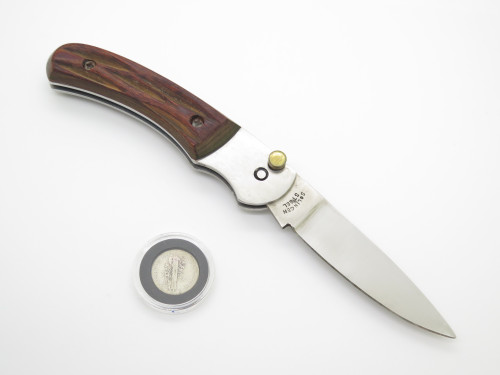 Vintage Cherokee Solingen Steel Folding Pocket Knife & 1937 Mercury Dime Coin