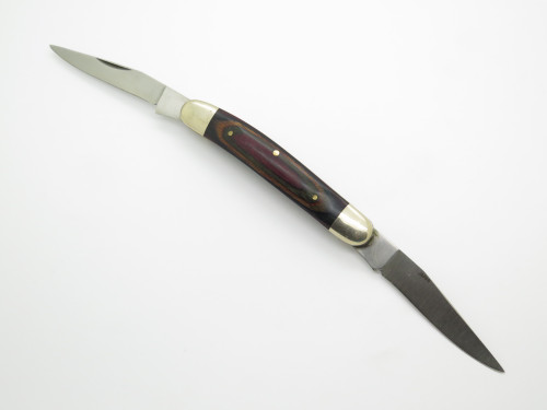 Vintage Frost Cutlery Seki Japan Muskrat Wood Handle Folding Pocket Knife