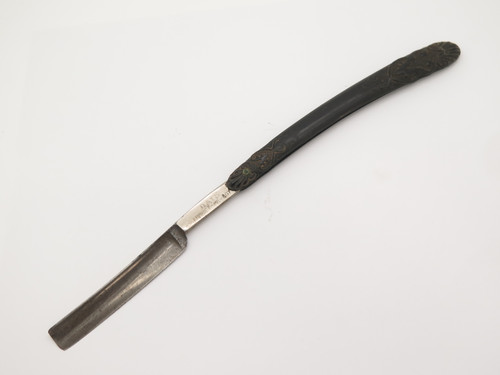 Vintage J A Henckels Twinworks Solingen Germany Straight Razor Knife with Pouch