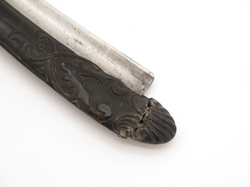 Vintage J A Henckels Twinworks Solingen Germany Straight Razor Knife with Pouch