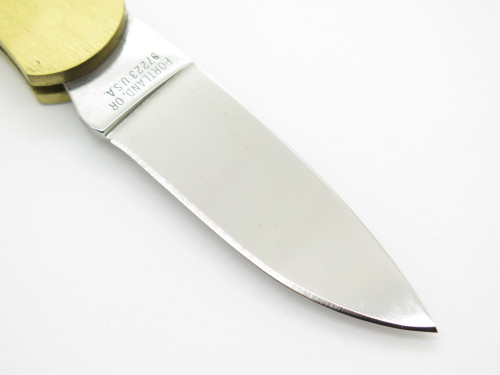 Vintage Smith & Wesson Gerber 97223 USA Limited Scrimshaw Folding Pocket Knife