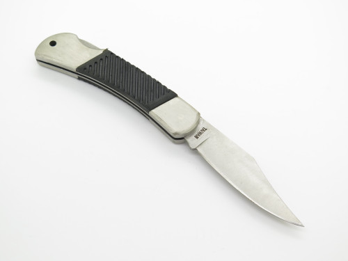 Vintage Coast Cutlery Taiwan Black Handle Folding Lockback Pocket Knife