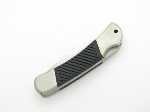 Vintage Coast Cutlery Taiwan Black Handle Folding Lockback Pocket Knife