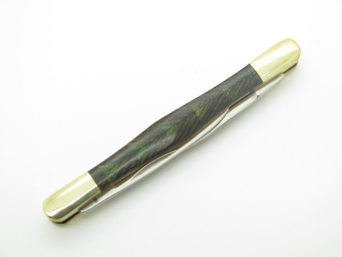 Santa Fe Stoneworks USA Decorative Wood Handle Small Folding Pocket Knife