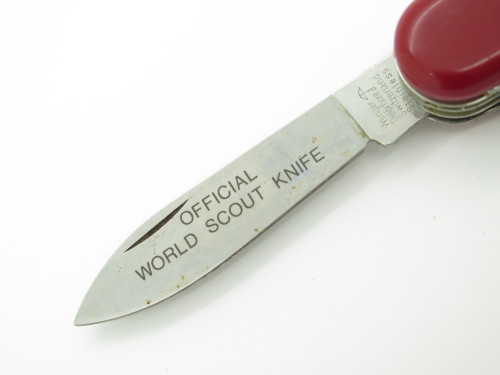 Vintage Wenger Switzerland BSA Boy Scouts Folding Swiss Army Multi Tool Knife
