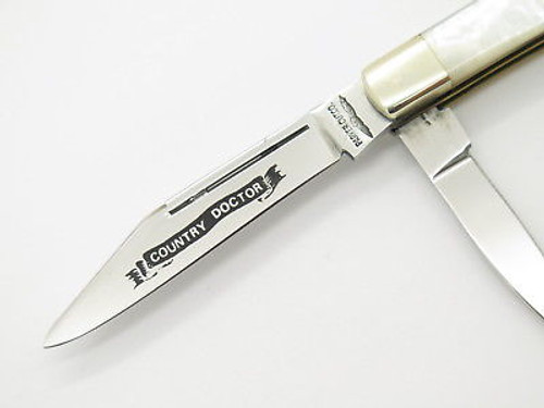 Vtg Parker Seki Japan Country Doctor Pearl MOP Handle Folding Pocket Knife