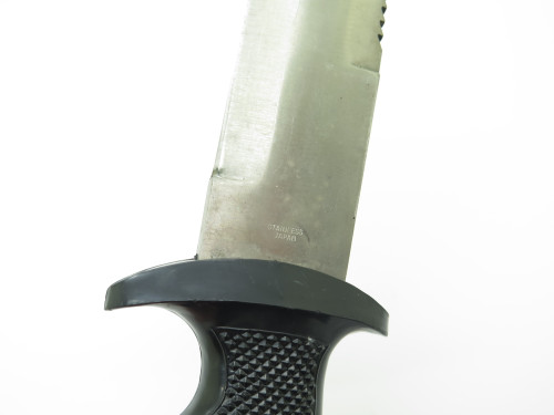Vintage 1970s Tak Fukuta Explorer Seki Japan Saw Fixed 5.75" Blade Dive Knife