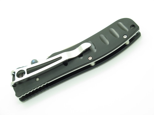 Mcusta Seki Japan MC-102 White Stingray Black Aluminum VG10 Folding Pocket Knife