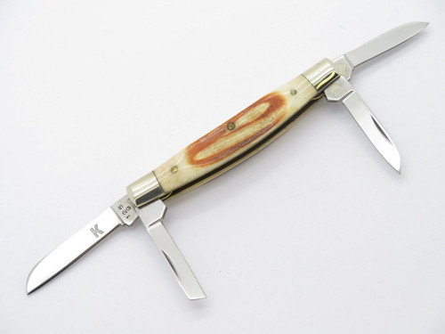 Vtg Parker Frost Seki Japan Small Stag 440 SS Congress Folding Pocket Knife