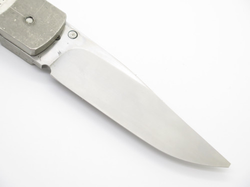 Vintage Custom Barry Wood Mike Irie USA 4.5" Unfinished Folding Pocket Knife