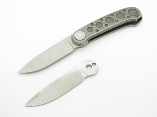 Vintage PCC Pacific Cutlery Barry Wood Swinglock Knife (Partially Completed #1)