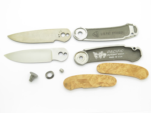 Vintage PCC Pacific Cutlery Barry Wood Swinglock Knife (Partially Completed #6)