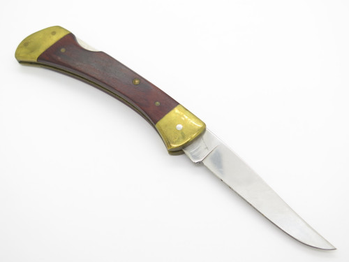 Vintage Craftsman 5232 (Schrade Camillus) USA Wood Handle Folding Pocket Knife