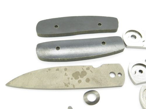 Vintage Barry Wood Mike Irie USA Folding Swinglock Knife (Incomplete Parts)