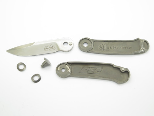 Vintage PCC Pacific Cutlery Barry Wood Swinglock Knife (Partially Completed #4)